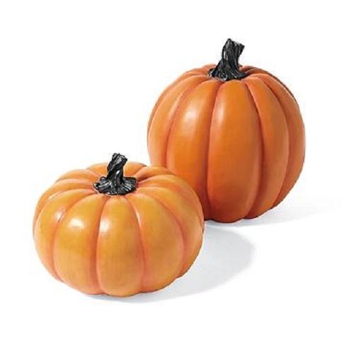 Indoor Outdoor DESIGNER RESIN HALLOWEEN PUMPKINS Decorations MULTIPLE