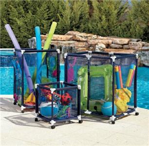 outdoor mesh storage bin
