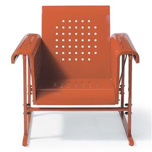 Metal Modern Retro Vintage Vibe Outdoor Chair Glider Patio ...