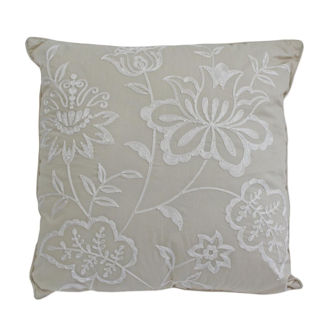 Beautiful Soft Taupe Elegant Tailored Fitted Quilted Luxury Cotton