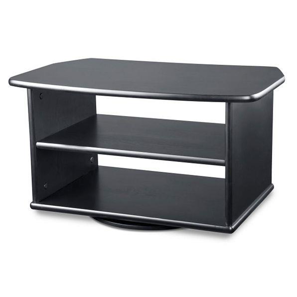 DOUBLE TV SWIVEL STAND TURNING TURNTABLE 3 COLORS Living Room Media Furniture