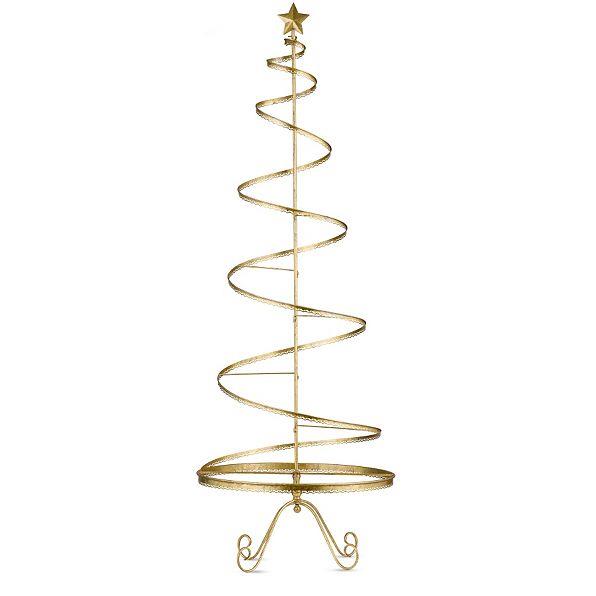 SALE METAL CHRISTMAS ORNAMENT DISPLAY TREE Indoor Decor GOLD or BLACK 2