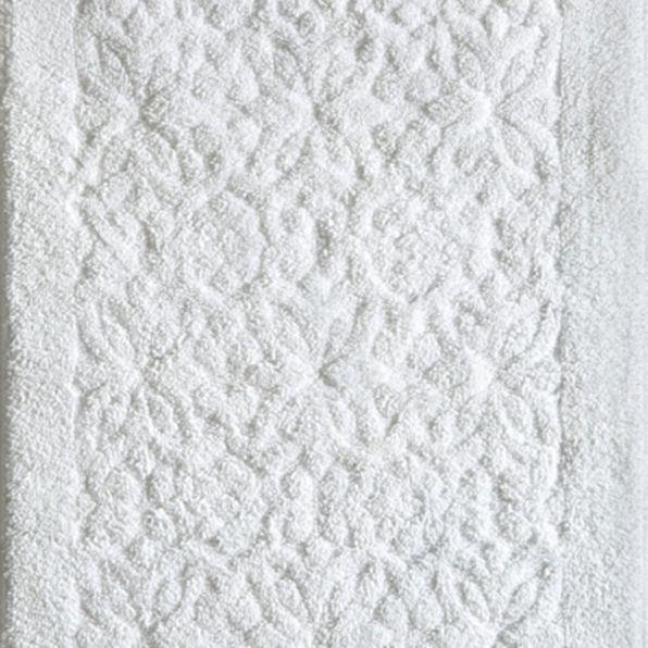 36" Round Non Slip Soft Cotton Washable Area Rug Textured Scroll 7