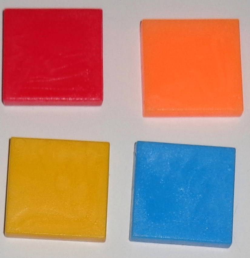 100 ETA CUISENAIRE COLOR TILES MATH MANIPULATIVES HOMESCHOOL TEACHER