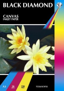 50 Sheets A5 Canvas Textured Inkjet Card Blanks 220gsm