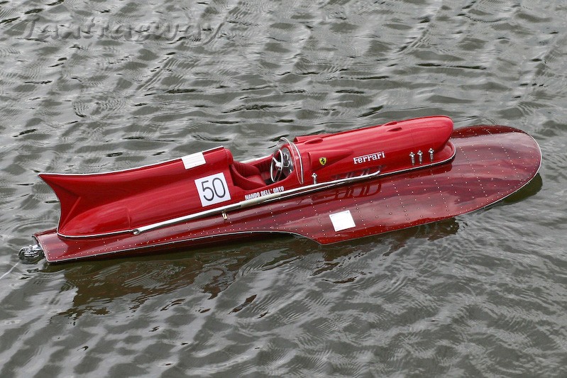Ferrari Hydroplane 31.5in model boat open hull for RC eBay