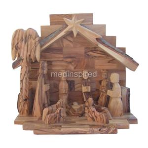 Nativity Set Wood Carving