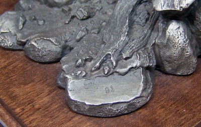 ewter Figurine by Polland 1981 Buffalo Pony 91