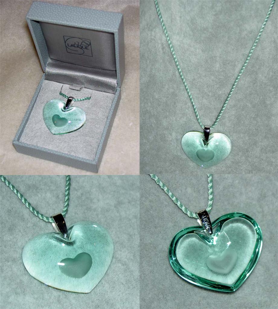 Lalique heart necklace Clearance