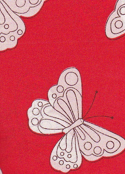 Red/Butterflies