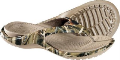 crocs camouflage sandals