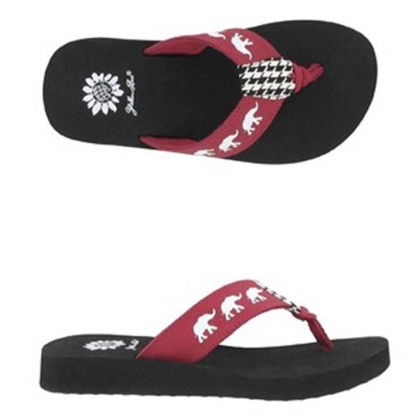 Yellow Box ‘Raleigh’ Ladies Alabama Crimson Tide Elephant & Houndstooth