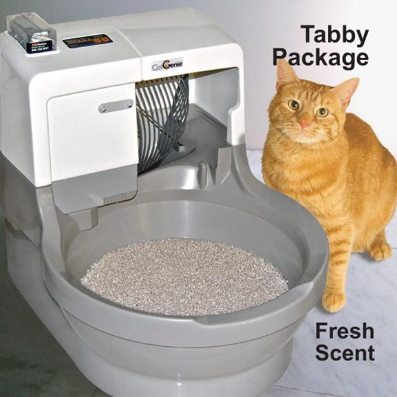 CAT GENIE 120 Self Cleaning Automatic Washing Kitty Litter Box*TABBY