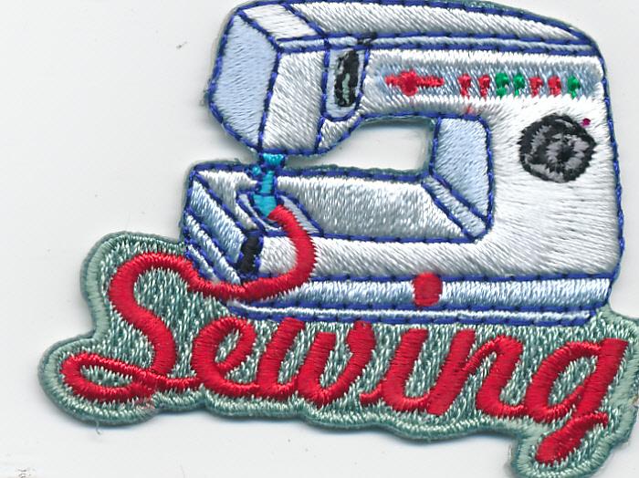 Girl Boy Cub SEWING Machine Skills hand Fun Patches Crests Badges SCOUT