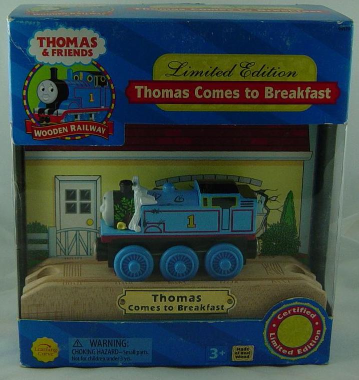 thomas comes to breakfast wooden