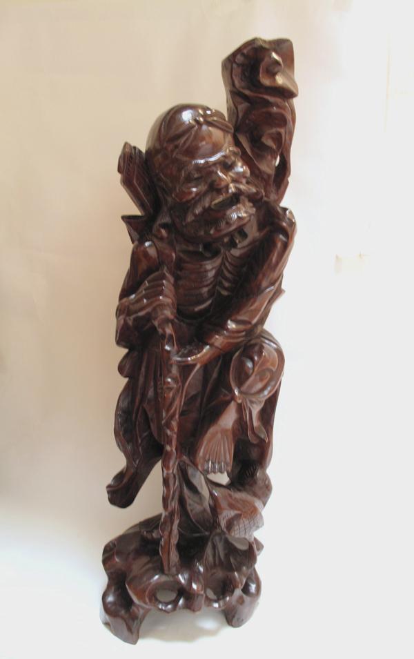 chinese wooden carved figures