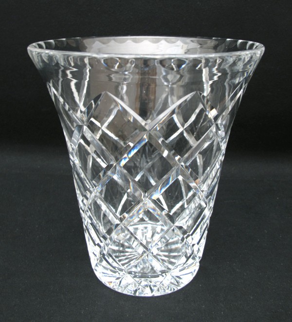 EXQUISITE LARGE SIZED QUALITY VINTAGE CUT CRYSTAL VASE eBay