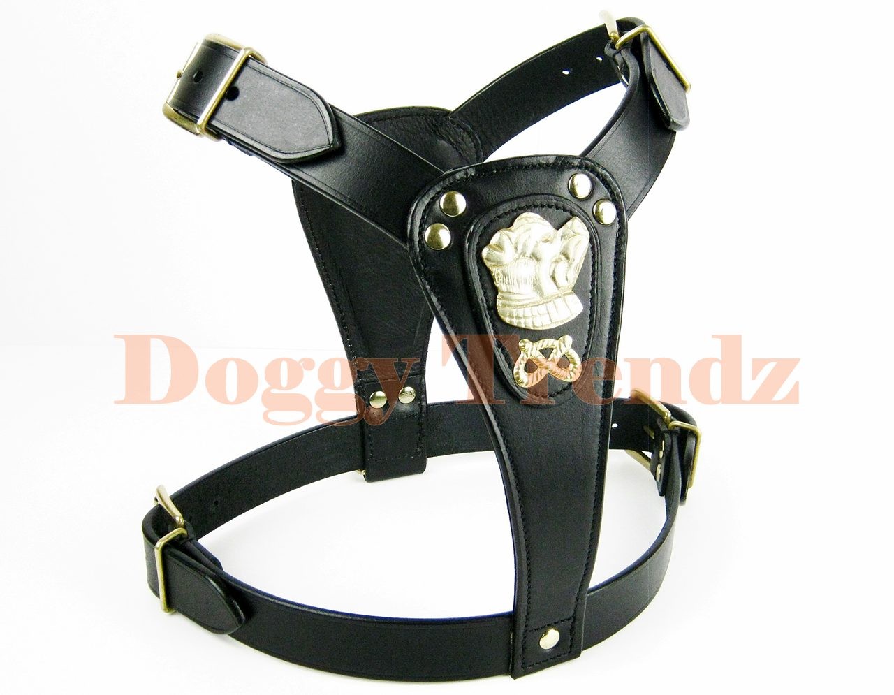 harness terrier bull staffordshire leather staffy staffie staff padded softly dog tags brand english