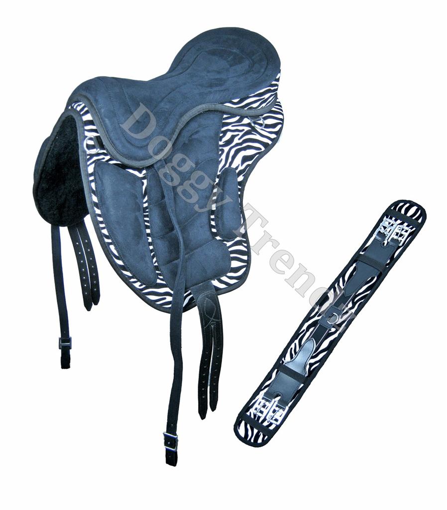 NEW 17" SYNTHETIC TREELESS SADDLES GP ENDURANCE GIRTH STIRRUPS IN BLACK
