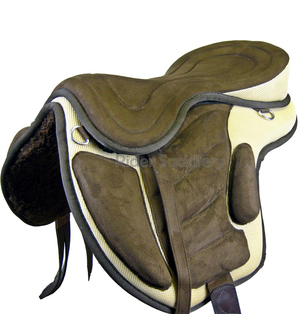 17" GP ENDURANCE SYNTHETIC TREELESS HORSE SADDLE & GIRTH BEIGE BROWN eBay