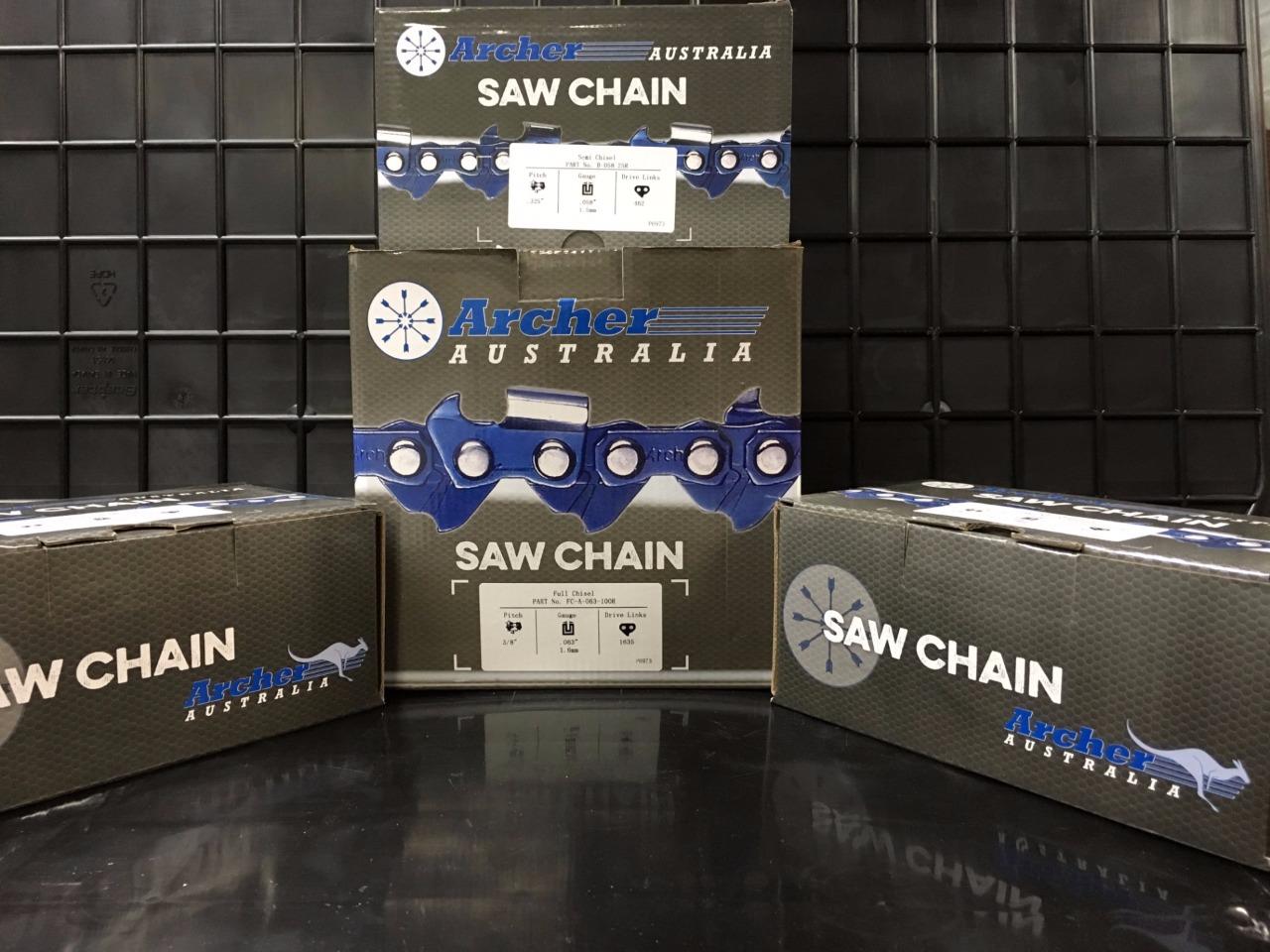Archer Australia 25ft Quality Semi chisel chainsaw chain .325 .063 suit