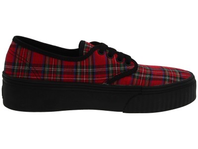   Shoes on New Nib Vans Womens 8 Paityn Shoes Red Plaid Black   Ebay