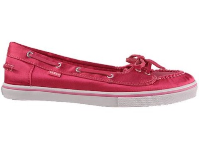 Vans Shoes on New Vans Womens 11 Abby Shoes Boat Hot Pink Satin Ebay