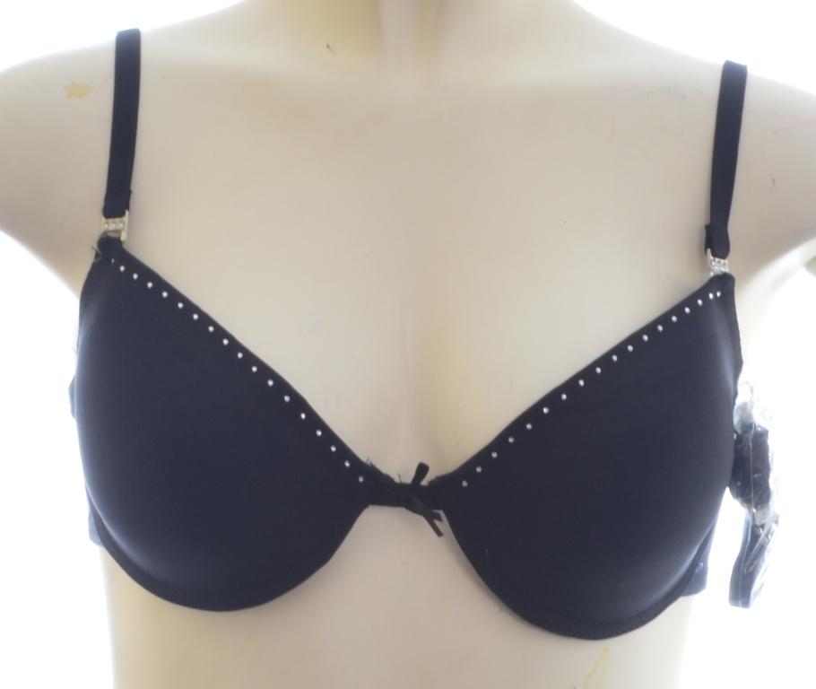 NWT White Black Diamante Multiway Strap Moulded Bra Large Cup Plus Size