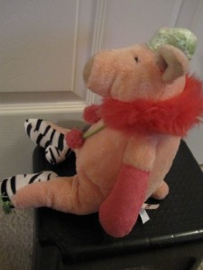 Dressed up pig