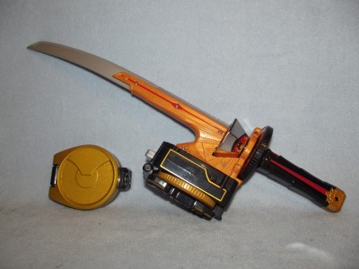 Power Rangers Super Samurai Spin Sword With Sound plus black box