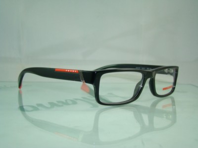 PRADA VPS 03C 1AB 101 BLACK Spectacles Frames EyeGlasses ...