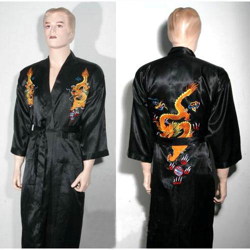 Mens Satin Robe