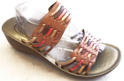 Shoe Depot Store on Azaleia Women S Multi Brown Leather Sandals Shoes 10m   Ebay