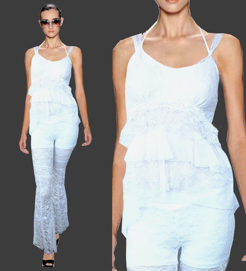 white party pants