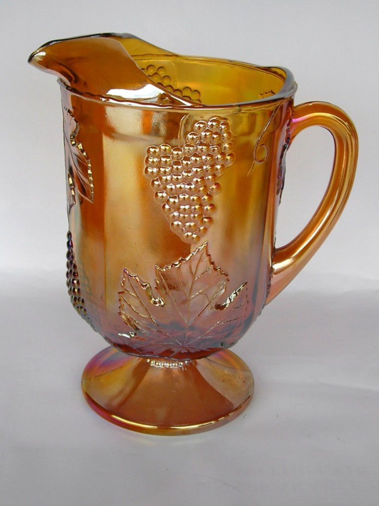 Indiana Harvestgold Marigold Carnival Glass Pitcher eBay