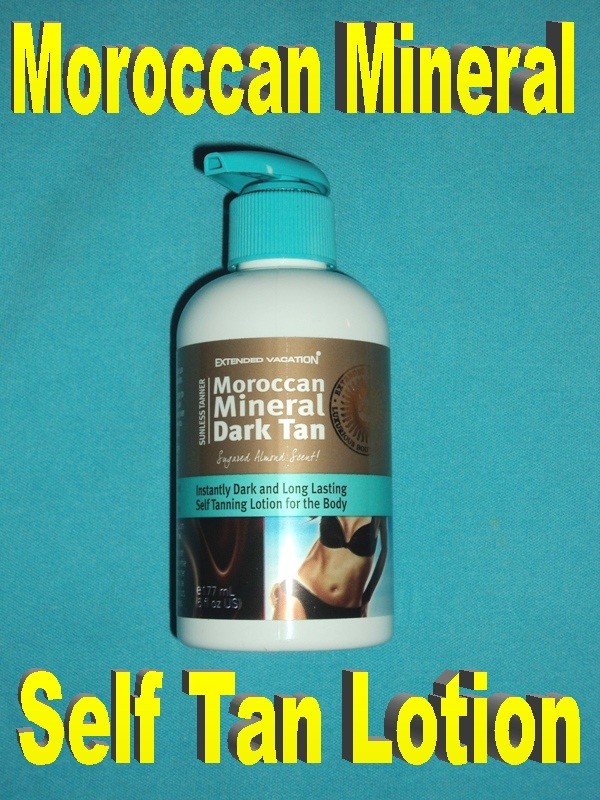 Moroccan Mineral︱Self Tanning LOTION︱Sunless Tanner Fake Bake a St