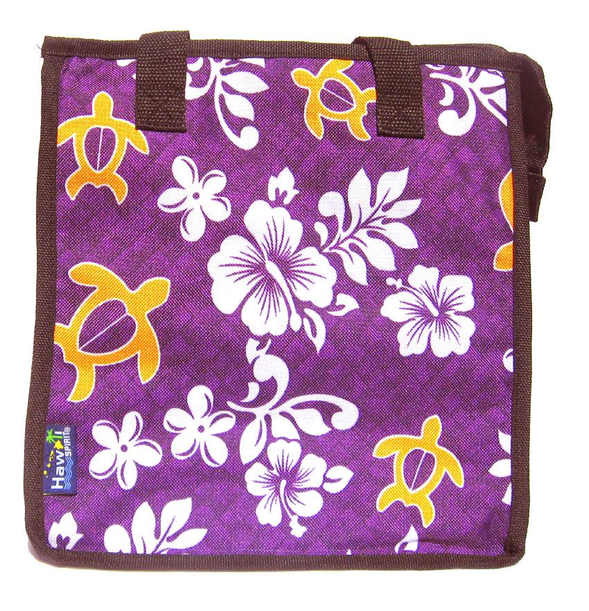 Hawaiian Insulated Lunch Bag Tote Hawaii Spirit 13.5" x 14" x 8" Turtle