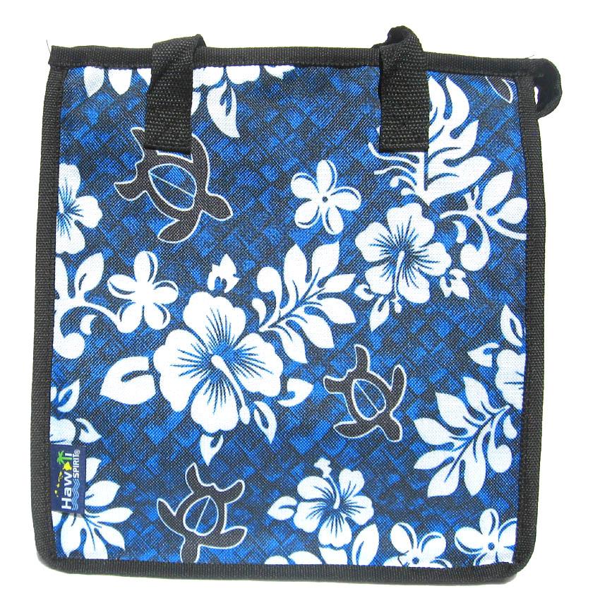 Hawaiian Insulated Lunch Bag Tote Hawaii Spirit 13.5" x 14" x 8" Turtle