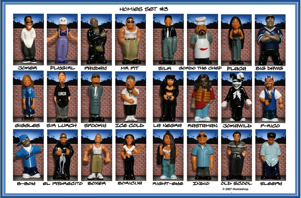 Homies Series 3 24 different figures, great for 132 dioramas HTF eBay