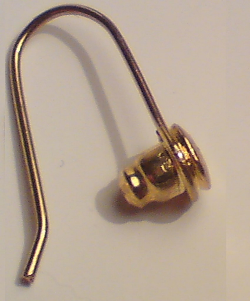 NEW "Post to Wire" EARRING Converters. 1 Pair in Gold eBay