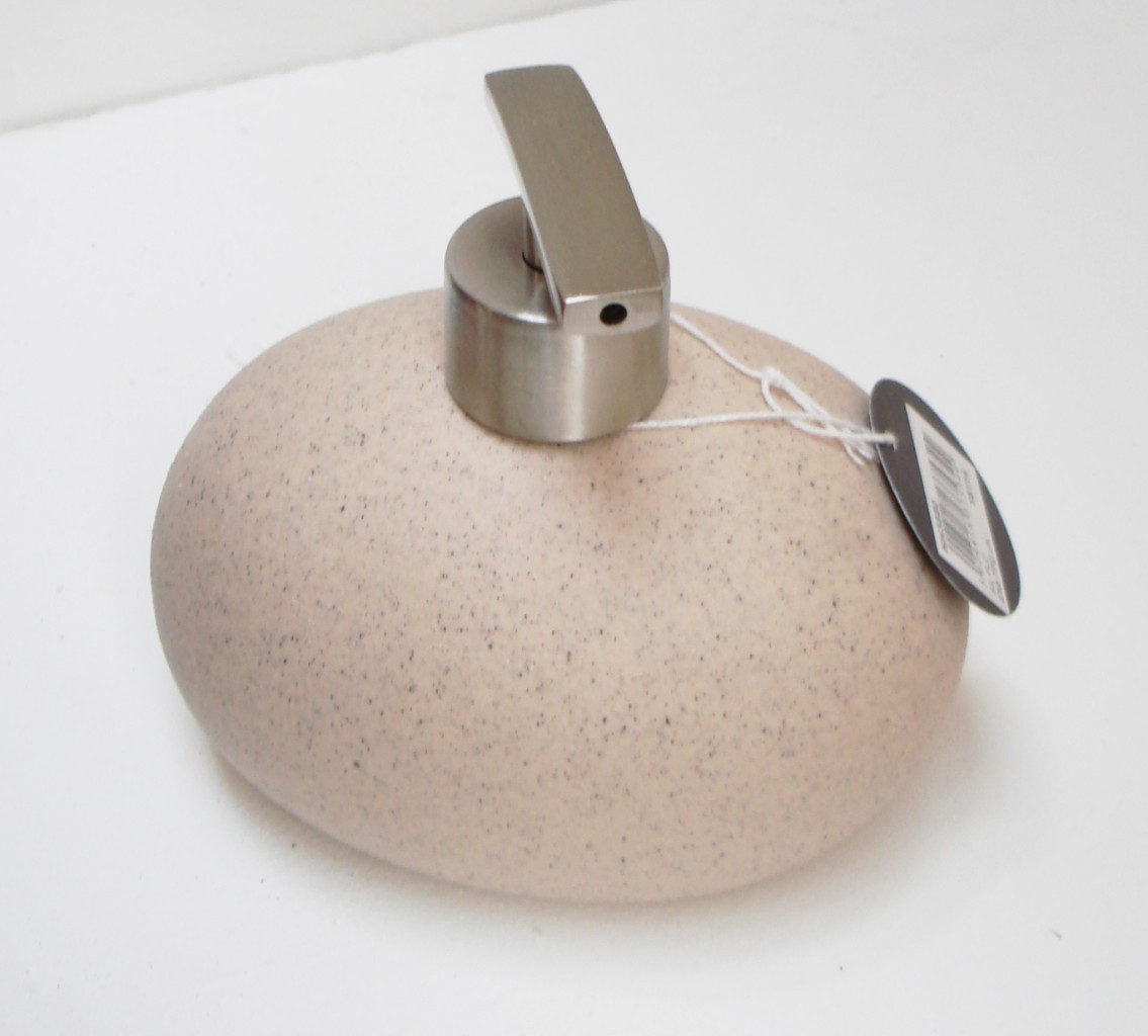 CHROME OR STONE EFFECT BATHROOM ACCESSORIES SOAP DISH DISPENSER TOILET