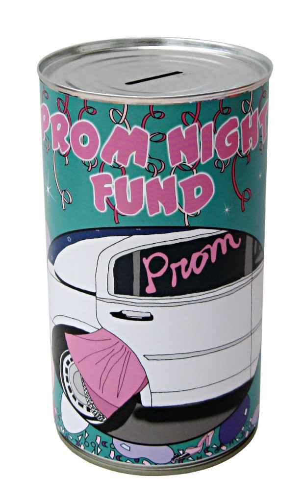 LARGE FUNNY NOVELTY MONEY BOX JAR TIN PIGGY BANK CASH CAN XMAS GIFT (30