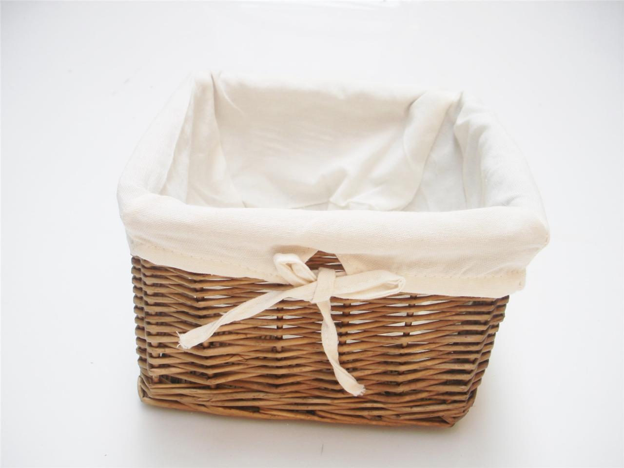 Storage Baskets Brown Wicker Storage Baskets