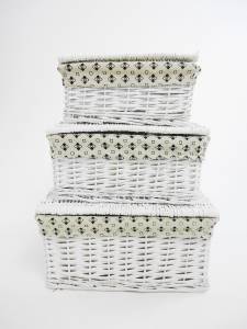 wicker toy storage box