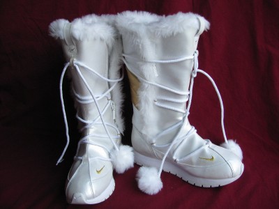 Nike Winter Boots on Womens Nike Ski Winter Snow Boots Faux Fur Us 6 5 6 1 2 Eur 37 5 Uk 4