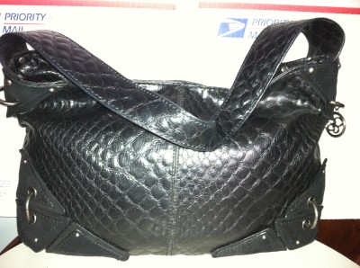 Jessica Simpson Hangbags on Jessica Simpson Black Shoulder Handbag Ebay
