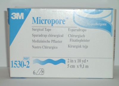 MICROPORE SURGICAL TAPE 5CM X 9.1M GENUINE 3M BRAND!