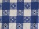 blue and white cafe gingham check print