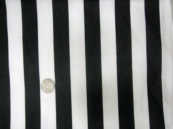 black and white stripe print