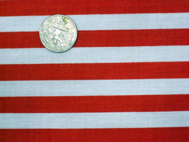 red and white candy cane USA flag stripe print
